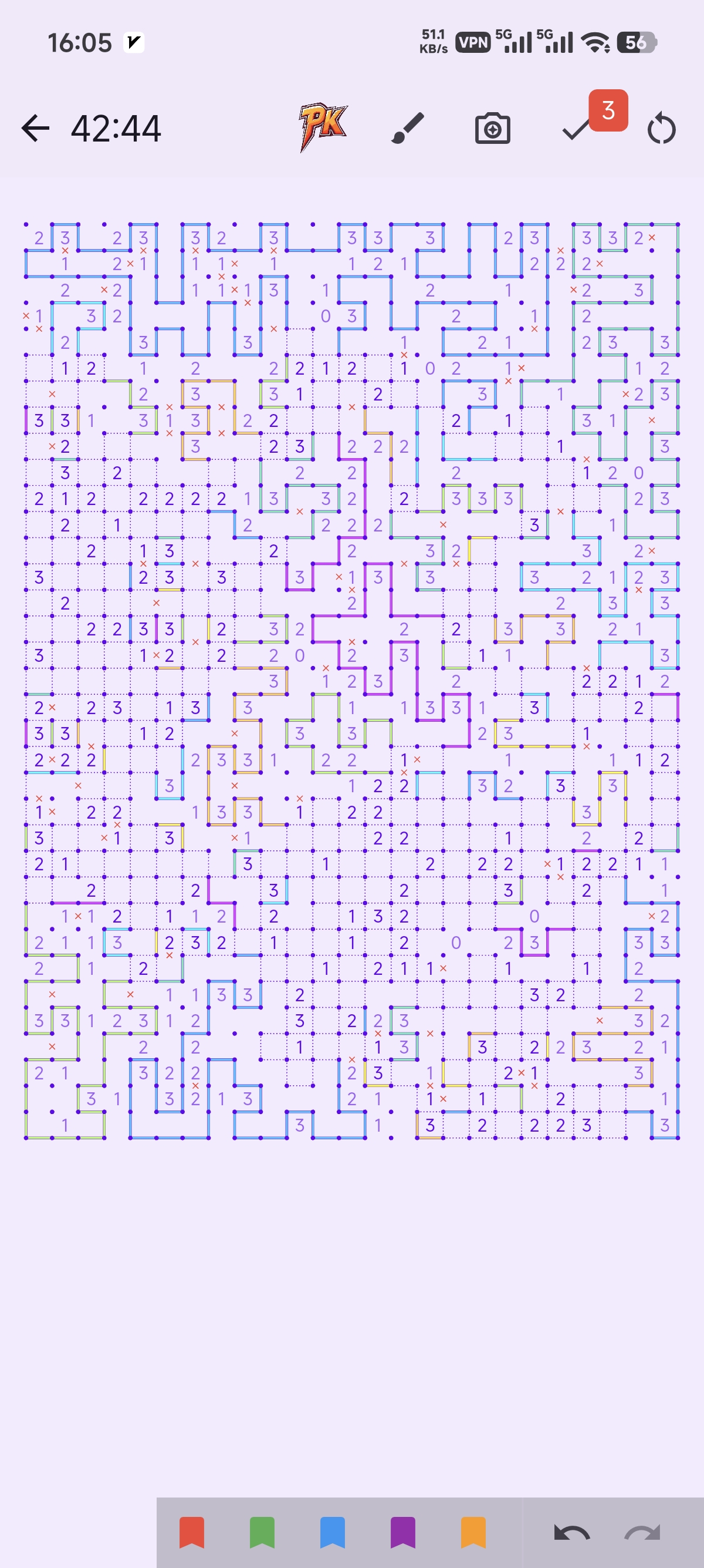 Slitherlink gameplay 4